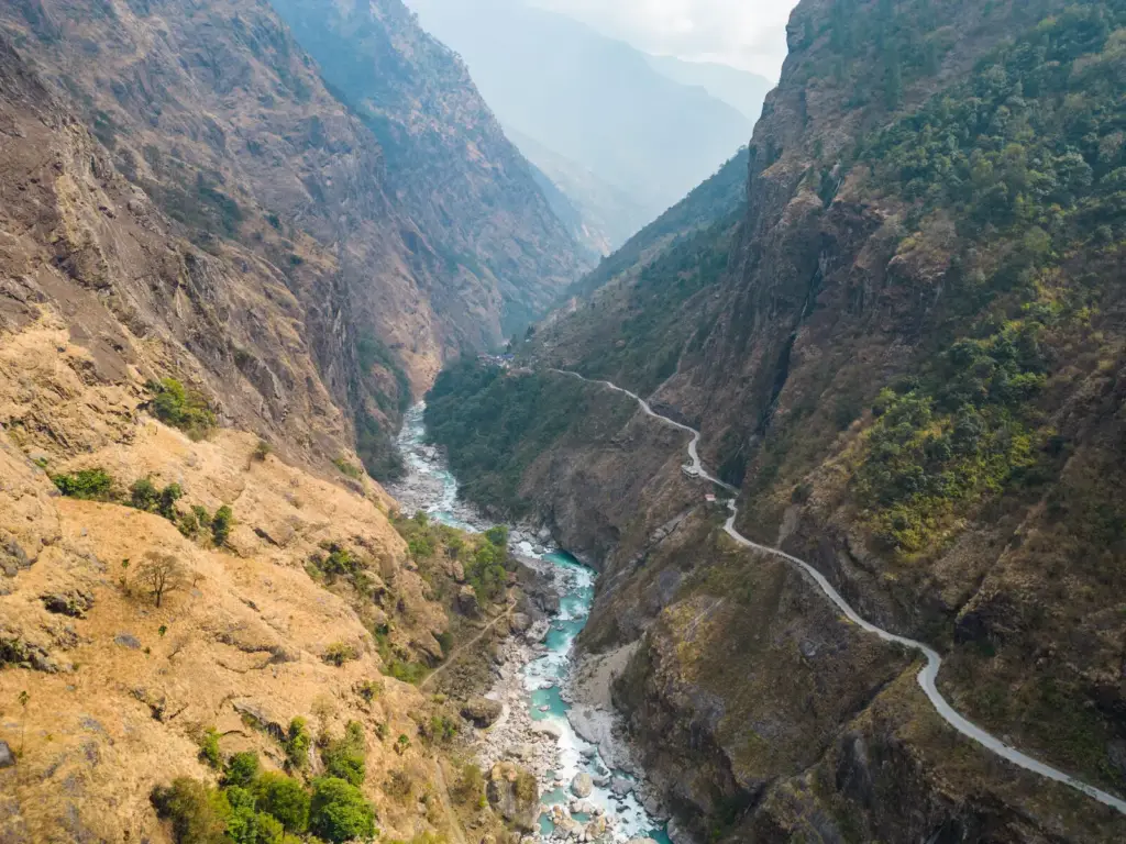 Nepal Motobiking ride photo, Manang Valley