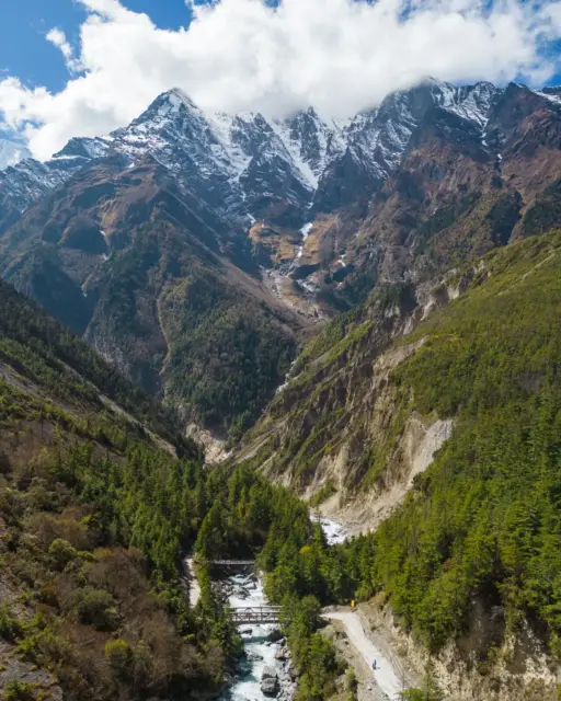 Nepal Motobiking ride photo, Manang Valley