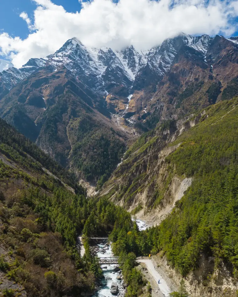 Nepal Motobiking ride photo, Manang Valley