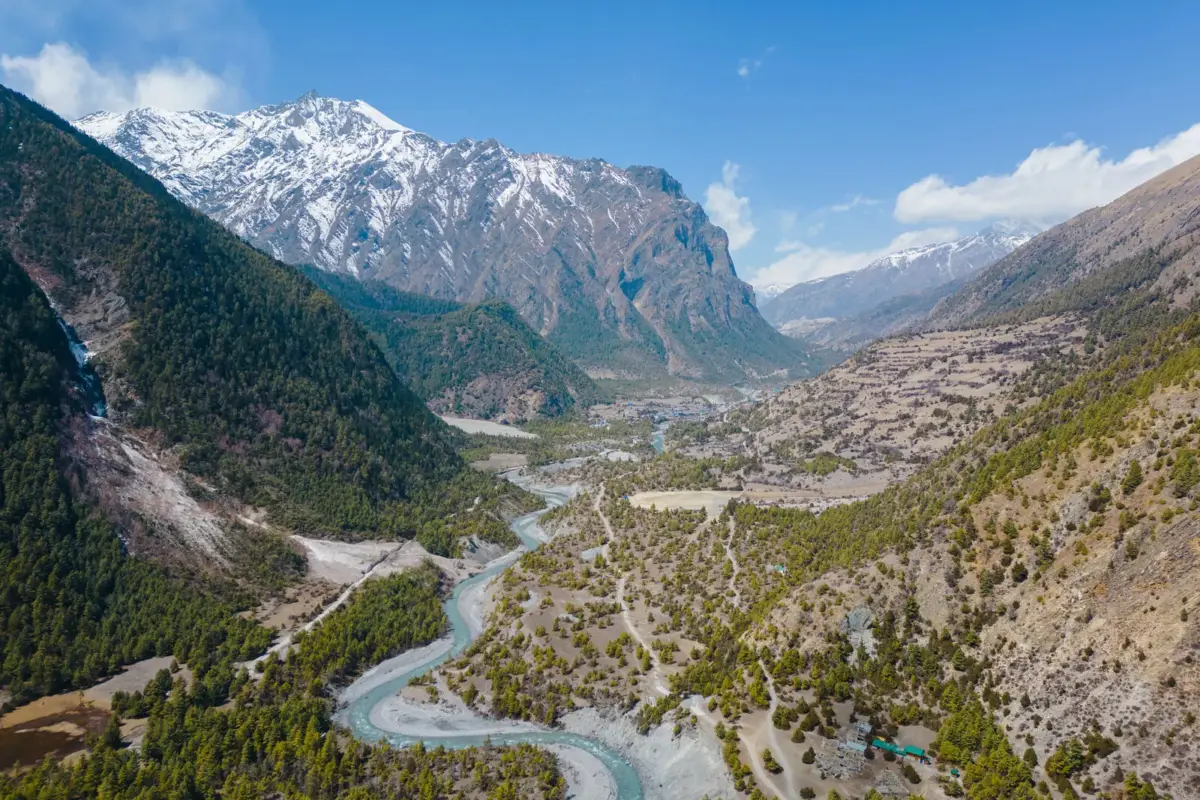 Nepal Motobiking ride photo, Manang Valley