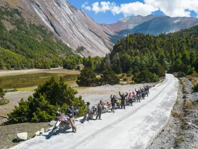 Nepal Motobiking ride photo, Manang Valley