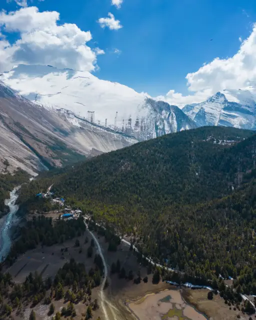 Nepal Motobiking ride photo, Manang Valley