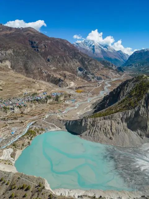 Nepal Motobiking ride photo, Manang Valley