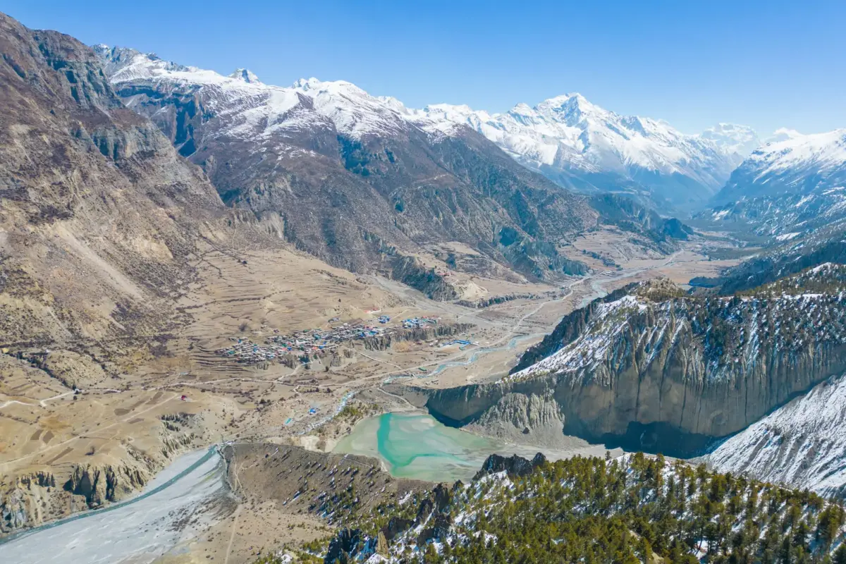 Nepal Motobiking ride photo, Manang Valley