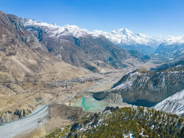 Nepal Motobiking ride photo, Manang Valley