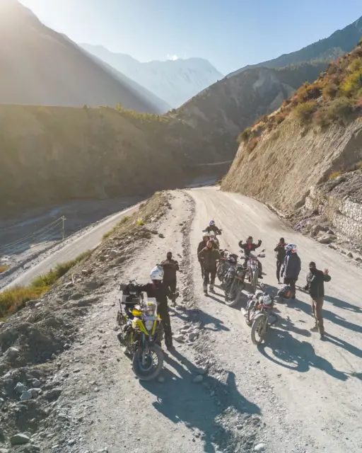 Nepal Motobiking ride photo, Manang Valley