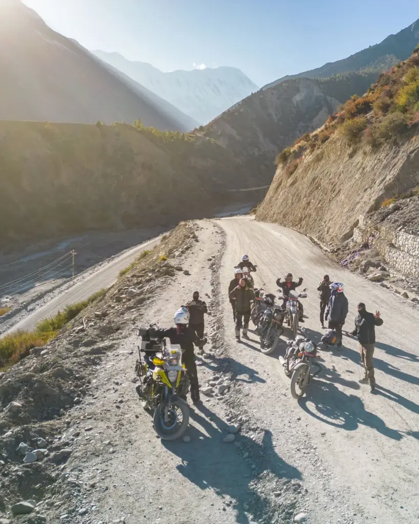 Nepal Motobiking ride photo, Manang Valley