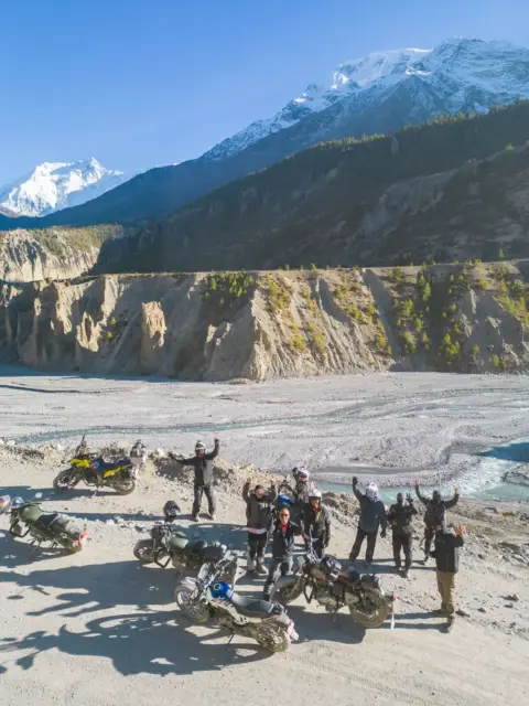 Nepal Motobiking ride photo, Manang Valley