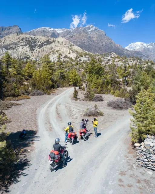 Nepal Motobiking ride photo, Manang Valley