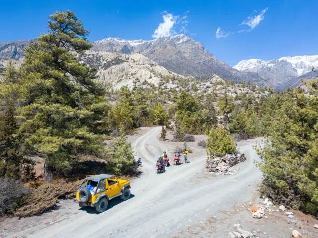 Nepal Motobiking ride photo, Manang Valley