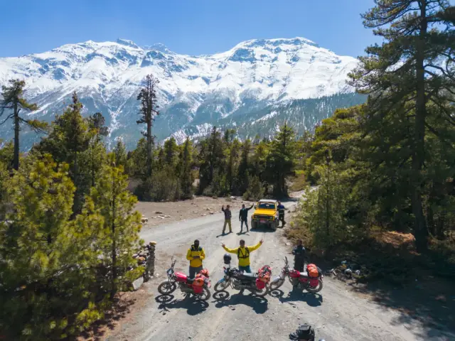 Nepal Motobiking ride photo, Manang Valley