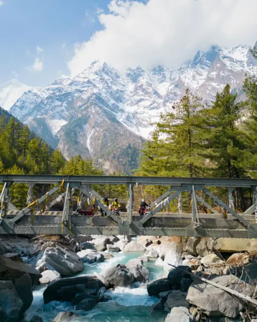 Nepal Motobiking ride photo, Manang Valley