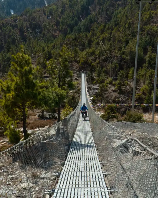 Nepal Motobiking ride photo, Manang Valley