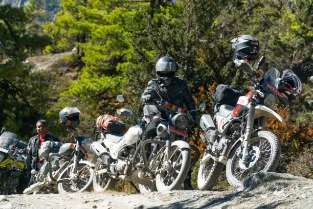 Nepal Motobiking ride photo, Manang Valley