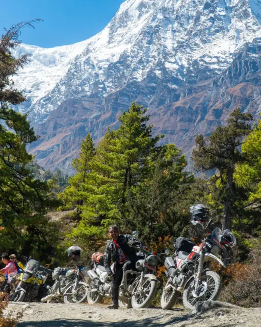 Nepal Motobiking ride photo, Manang Valley