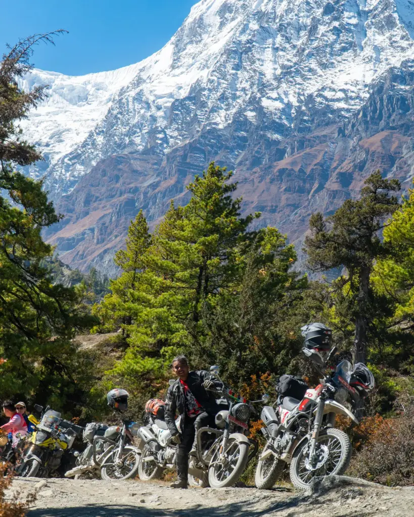 Nepal Motobiking ride photo, Manang Valley