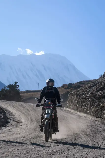 Nepal Motobiking ride photo, Manang Valley