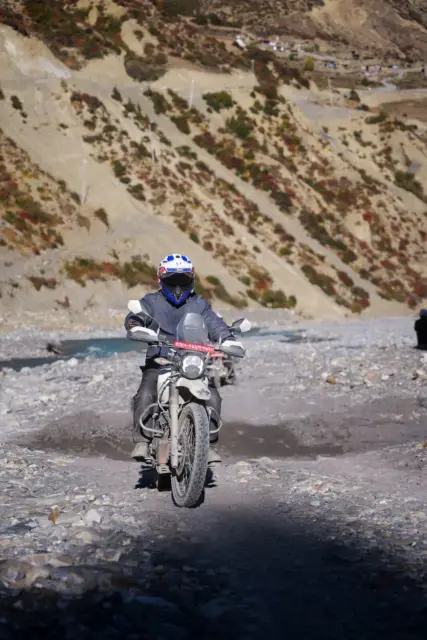 Nepal Motobiking ride photo, Manang Valley
