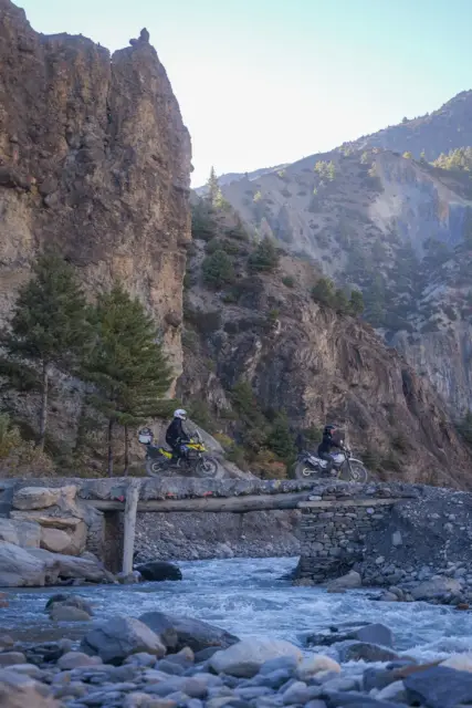 Nepal Motobiking ride photo, Manang Valley