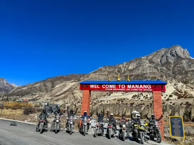 Nepal Motobiking ride photo, Manang Valley