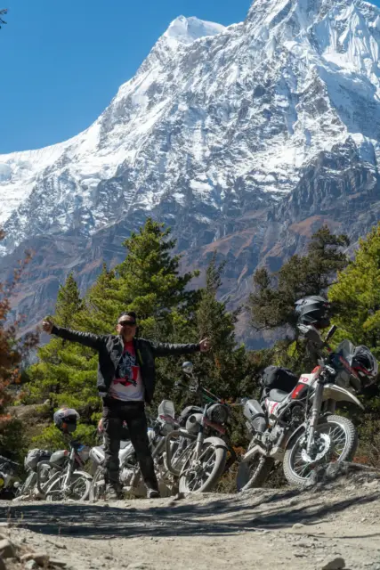 Nepal Motobiking ride photo, Manang Valley