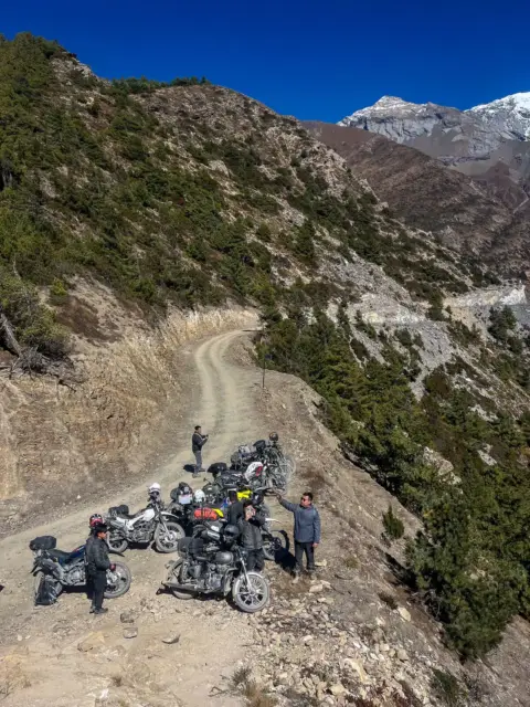 Nepal Motobiking ride photo, Manang Valley