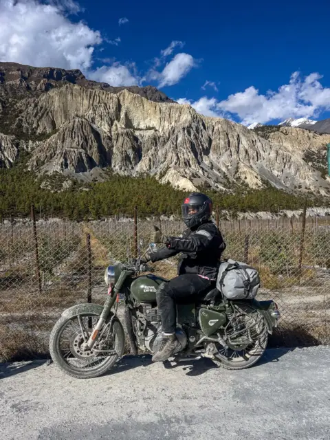 Nepal Motobiking ride photo, Manang Valley