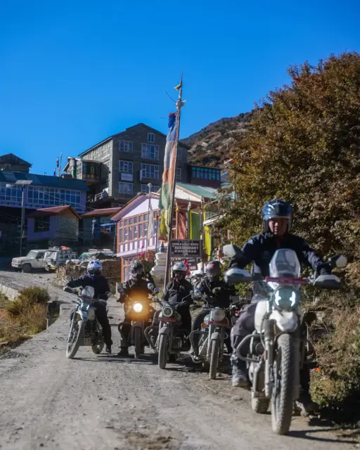 Nepal Motobiking ride photo, Manang Valley