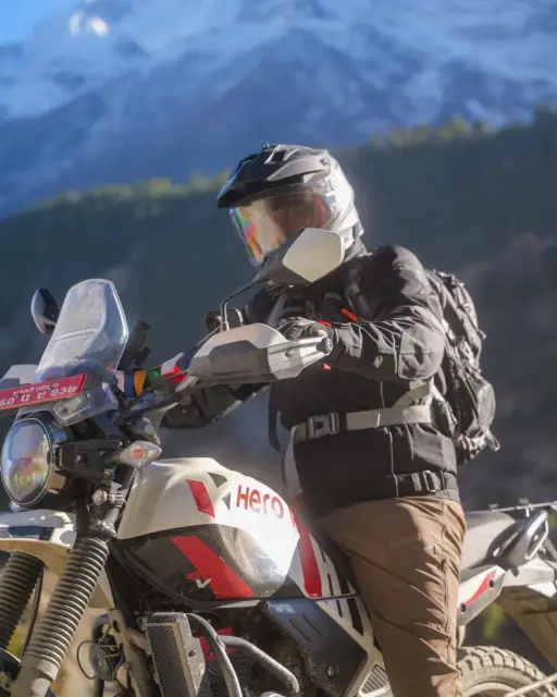 Nepal Motobiking ride photo, Manang Valley