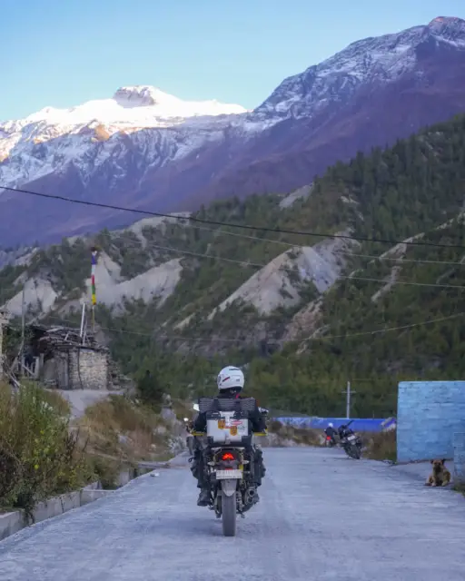 Nepal Motobiking ride photo, Manang Valley