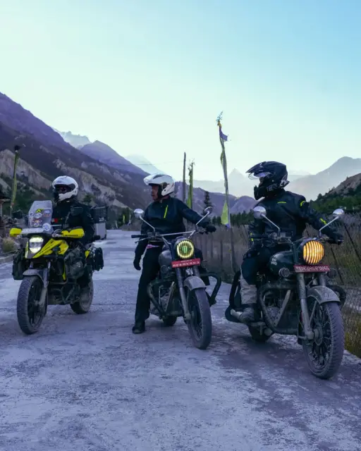 Nepal Motobiking ride photo, Manang Valley