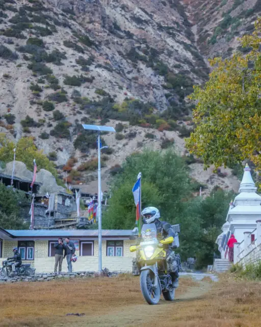 Nepal Motobiking ride photo, Manang Valley